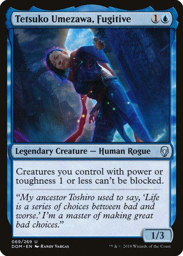 Cartas Magic Tetsuko Umezawa, Fugitive Dominaria Mtg Bsas 0