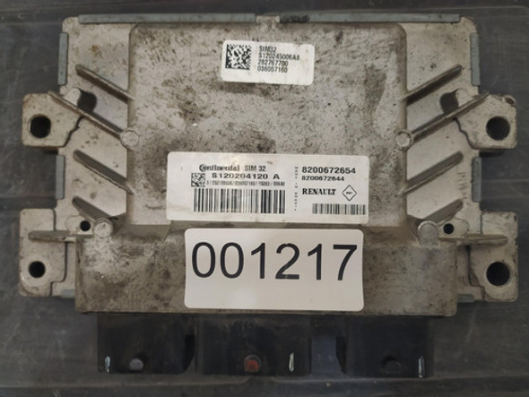 Ecu Renault Sim32 Codigo1217 0