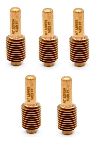5 Electrodos Compatible Con Hypertherm 120926 40/60/80 Amp 0