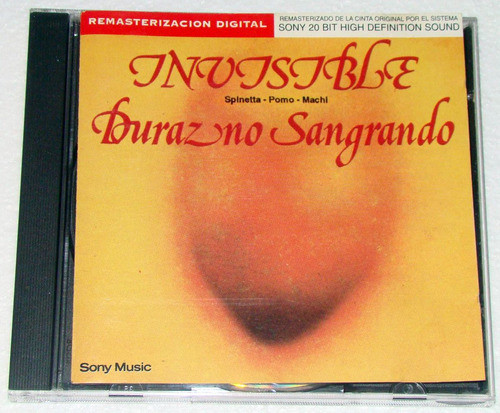 Invisible Durazno Sangrando Cd Brasil Acrilica Pro Kktus 0