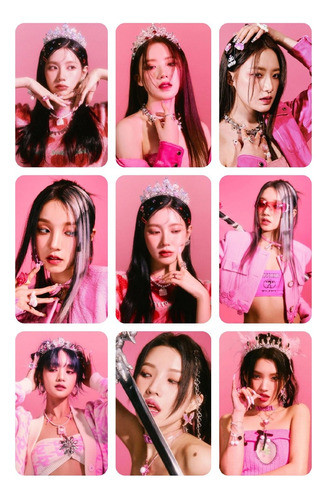 Tarjetas (g)i-dle Fanmade Photocards. Set X36 Fotografia. 0