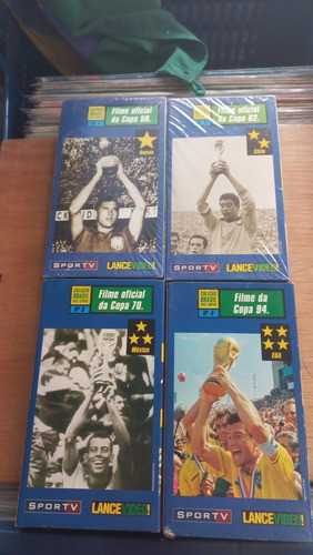 Fita Vhs Coleção Brasil Nas Copas (completo) 1