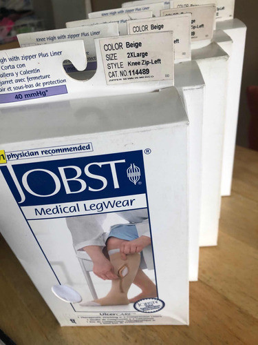 Media Jobst Compresión 30/40 Ulcer Care Con Cierre 1