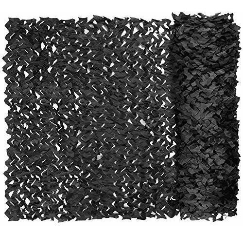 Red De Camuflaje  Sombra Deco 10x1.5m Negro 0