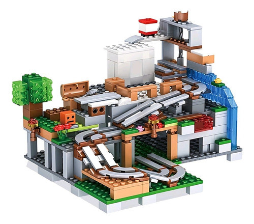 Blocos Tipo Minecraft 550 Peças 0