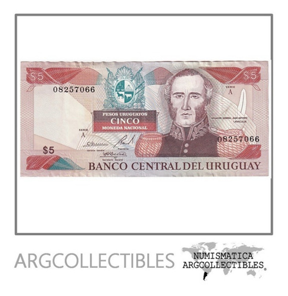 Uruguay Billete 5 Pesos 1997 P-73a Xf 0
