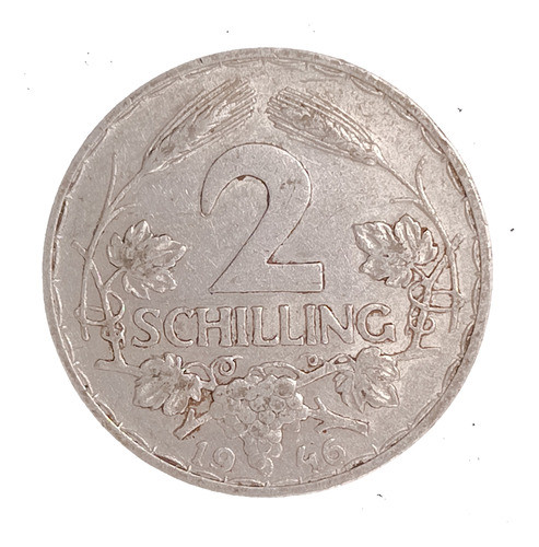 Austrai 2 Shilling 1946 Muy Bueno Km 2872 0