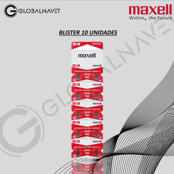 10 Pilas Maxell Alcalinas Lr41 192 Ag3 1.5v Distribuidora 1
