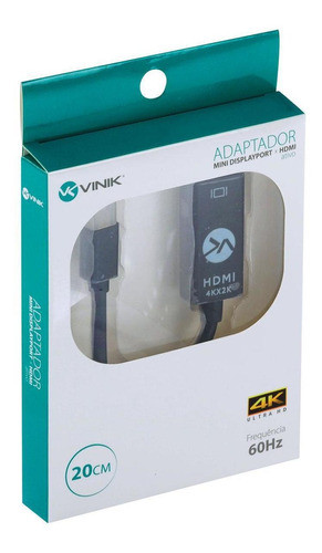 Adaptador Mini Displayport1.2v  X Hdmi 4k 20cm  Mdphdmi-a20 1