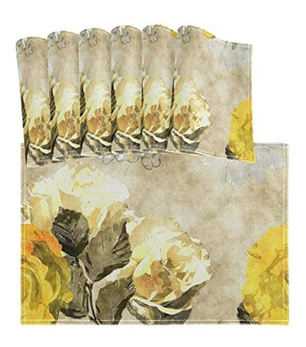 Vvfelixl Acuarela Floral Rosas Blancas Amarillas Phlox Aster 0