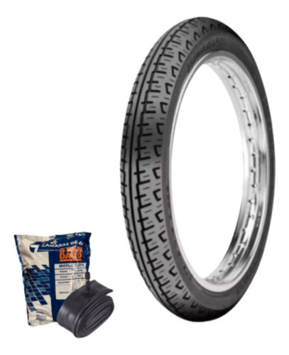Kit Pneu Maggion Winner 60/100-17 C/c Diant+camara Mg17 0