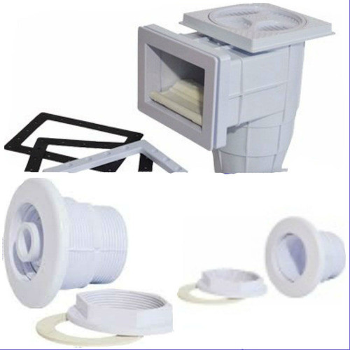 Combo Skimmer 20 Cm-2 Retornos-1 Virola Fibra Vidrio Vulcano 0