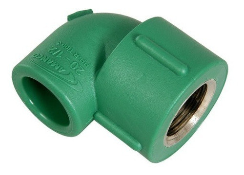 Codo Fusión 90°  25 Mm X 3/4 Con Inserto Hembra Amanco 0