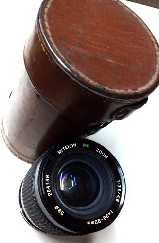 Lente Mitakon Mc Zoom 1:3.9/4.9 28-80mm 58d Capa Couro 1