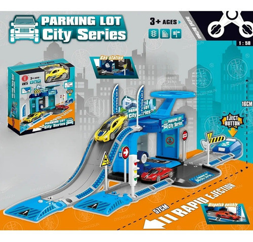 City Garace Playset Con Autito De Coleccion 1