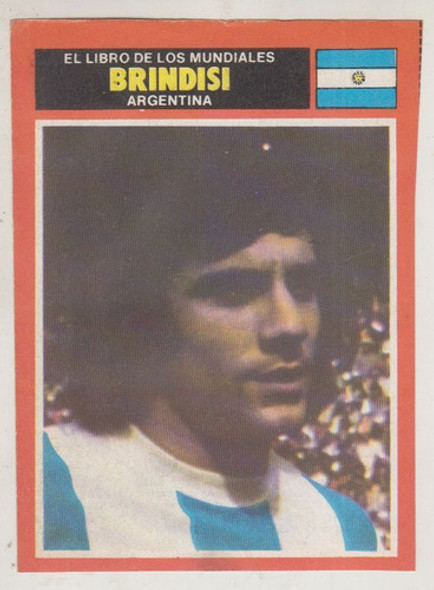 Futbol Argentina Miguel Brindisi Tarjeta 1974 Coleccionables 0