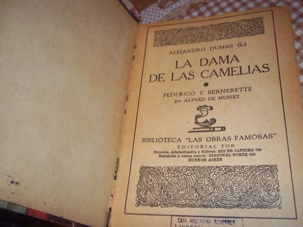La Dama De Las Camelias - Alejandro Dumas 1