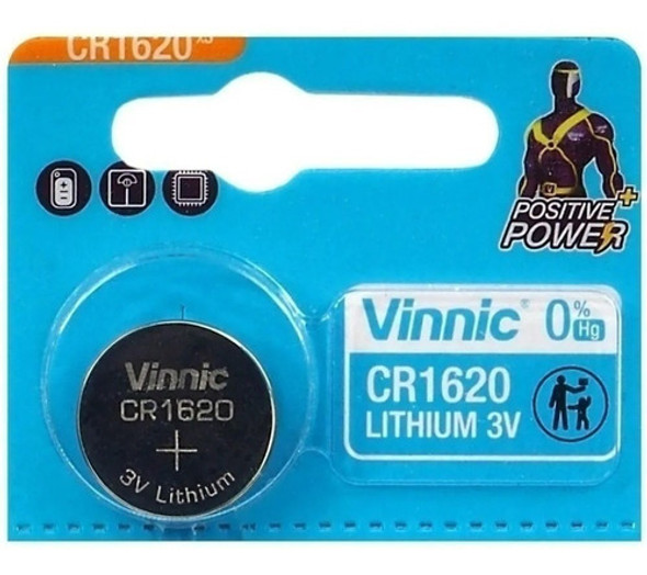 50 Pilas Cr1620 Litio 70 Mah En 10 Blisters De 5 Vinnic 1
