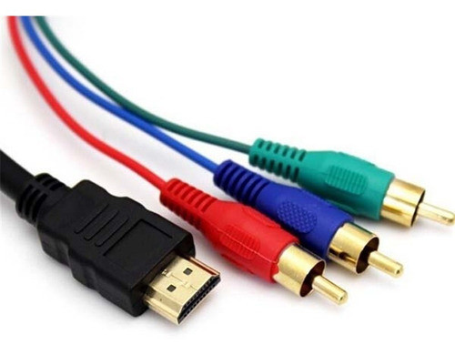 Cable  Hdmi A 3 Rca Av Cable De Audio Y Video 1 Mts 1