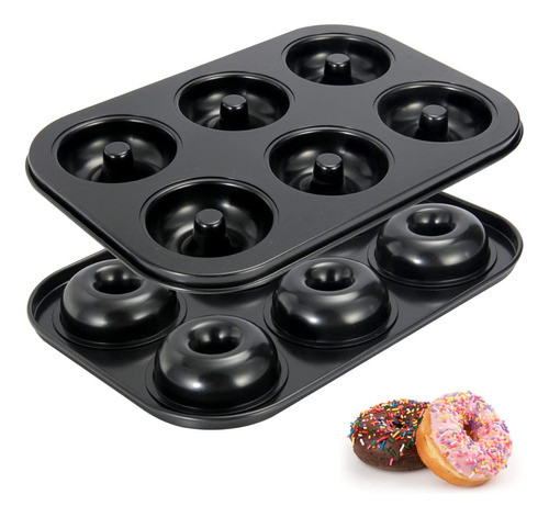 Molde De Donas X6 Teflon Antiadherente Asadera 0