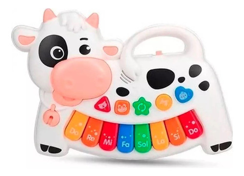Organo Vaquita Musical C/luz Y Sonido Faydi 320-0060 0