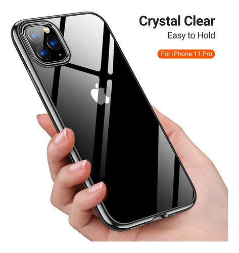 Carcasa Silicona Transparente iPhone 11 Pro 5.8 PuLG 1