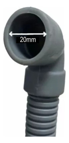 Manguera Salida De Agua Lavarropas - Largo 3 M / Boca 2 Cm 1