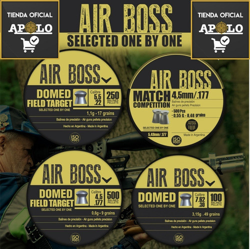 Balines Apolo Match Competition 5,5 X 250 Aire Comprimido 1