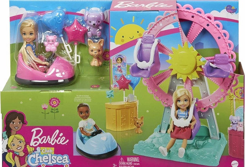 Barbie Chelsea Parque Diversiones - Mascota Y 15 Accesorios! 1
