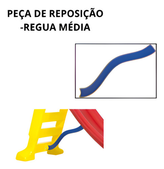 Régua Grande Para Escorregador  Reforço De Segurança 1