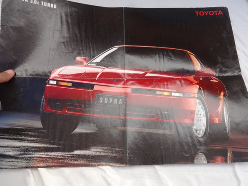 Poster Toyota Supra Coupe Auto Clasico No Manual Folleto 3.0 0