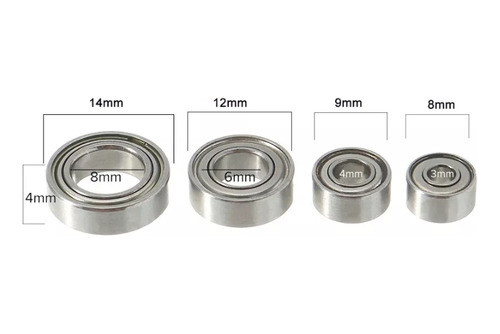 Rulemanes Para Micromotor Dental Kit X4 1