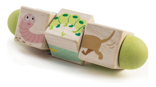 Cubos Giratorios Tender Leaf Aprende Juguetes Madera Niño Tx 1