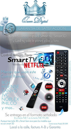 Control Remoto Para Philco Jvc Rmc-2090 Da760 Da960 Da950 1