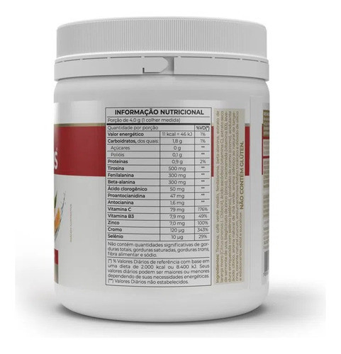 Termoplus Vitafor 240g - Tangerina Com Chá Verde 1