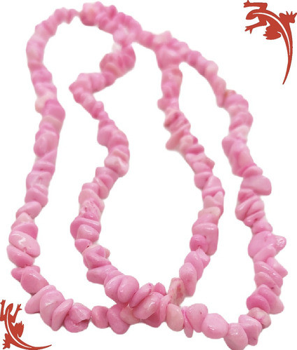 Escalla De Piedra Howlite Rosa,tira 90 Cm, Oferta!!  1 Tira 1