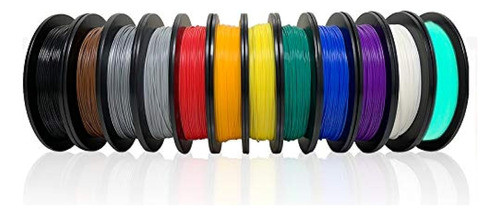 Filamento De Impresora 3d Dikale Pla (12 Colores Surtidos, 5 0
