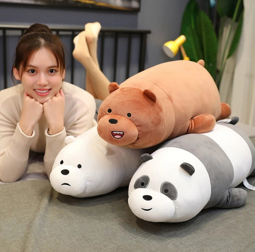 Peluche Osos Escandalosos Acostados 50 Cm X 3 0