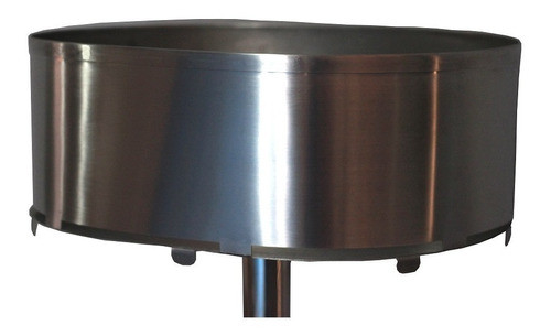 Lixeira Inox Externa De Rua 1