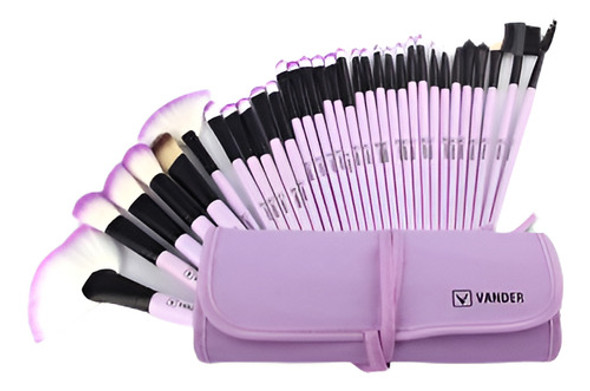 Vander 32pcs Maquillaje Pinceles Set Cejas Sombra Polvo Cosm 0