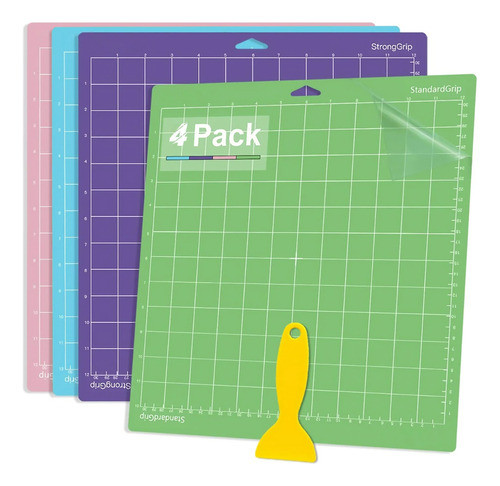 4 Bases De Corte Para Cricut Silhouette Cameo 30,5x30,5cm 0