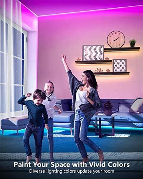Tira De Luces Led Impermeables De 100 Pies Con Control Remot 1