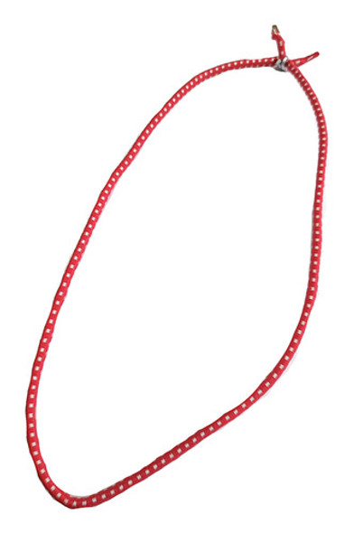 Extensor Corda Elastica Sem Gancho 80cm Vermelho/branco-20un 0
