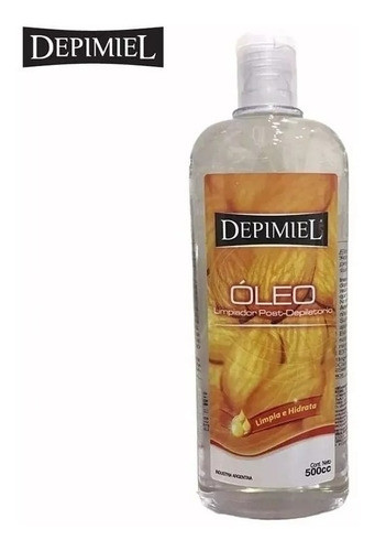 Depimiel Óleo Post Depilatorio Limpiador 500cc X6un 1