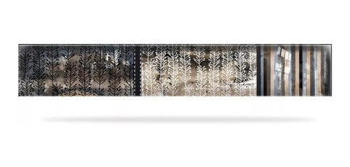 Guarda De Vidrio Origami Titanio 4,7x30cm - Piu 0