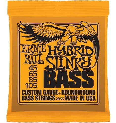 Encordado Para Bajo Ernie Ball P02833 0