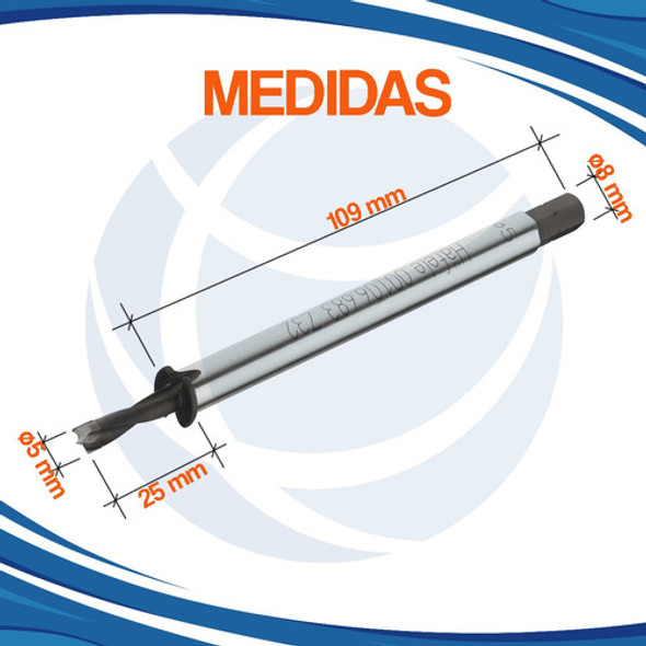 Broca Espiral De Copa Hm Para Madera Ø5 Hafele 1