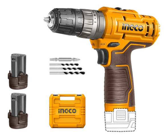Atornillador Ingco 12v Con Percutor Tipo C 0
