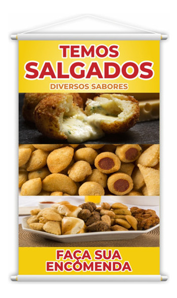 Banner Temos Salgados Diversos Sabores Encomenda Grande 0