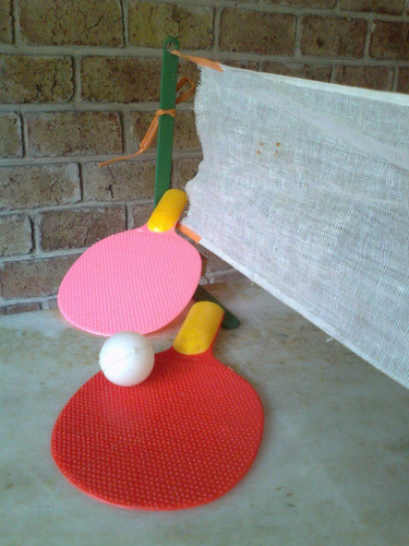 Antiguo Juguete De Mesa Píng Pong,c/caja, Gauchito Ind. Urug 1